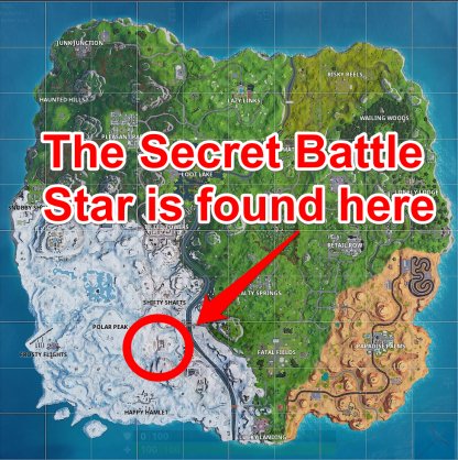 Season 7 Week 9 Secret Battle Star Location
